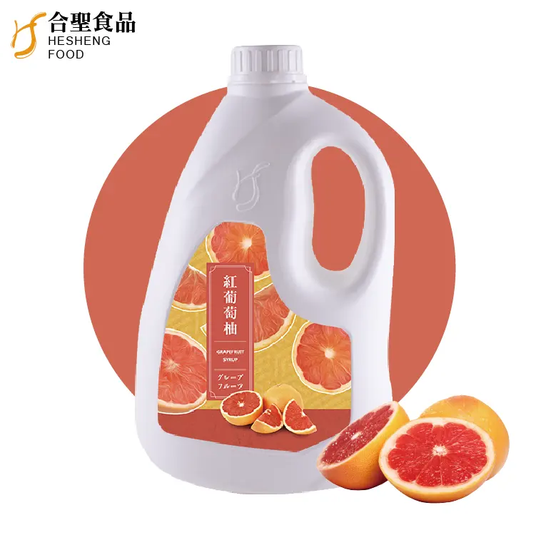 OEM manufacturer 2.5 kg Grapefruit Concentrated Juice for Bubble Milk Tea