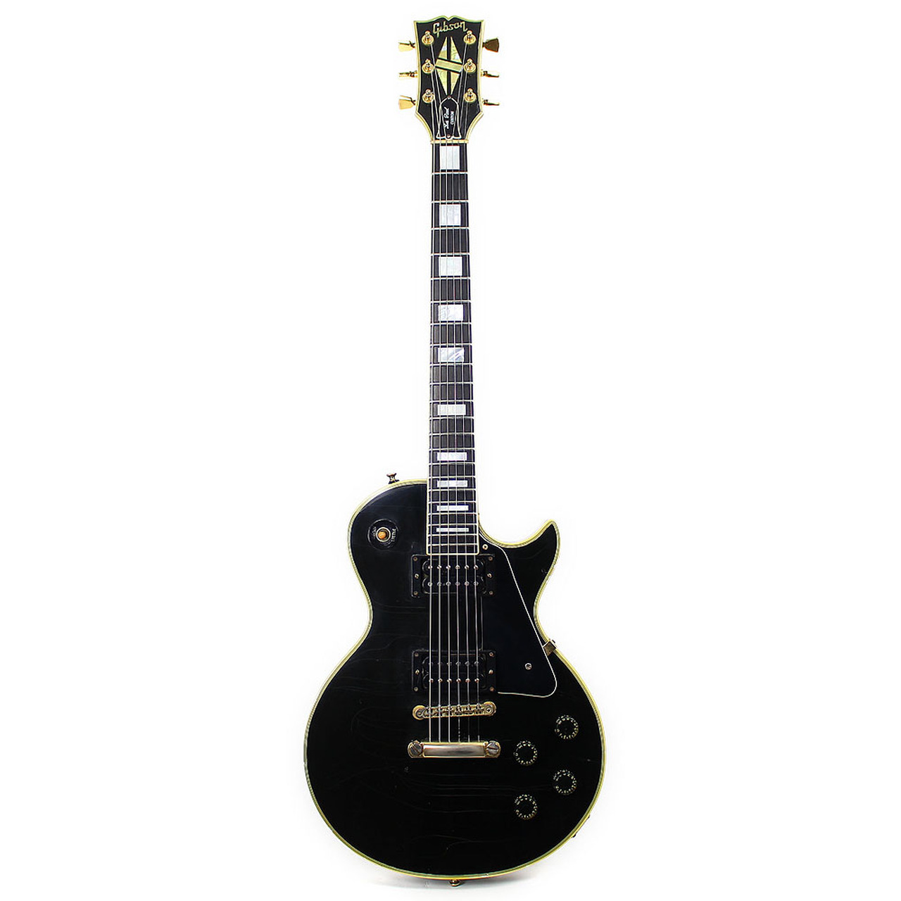 Hot Selling 1976 Gibsonzzs Les Custom Vintage Electric Guitar Wine Red w/ T Tops, Case