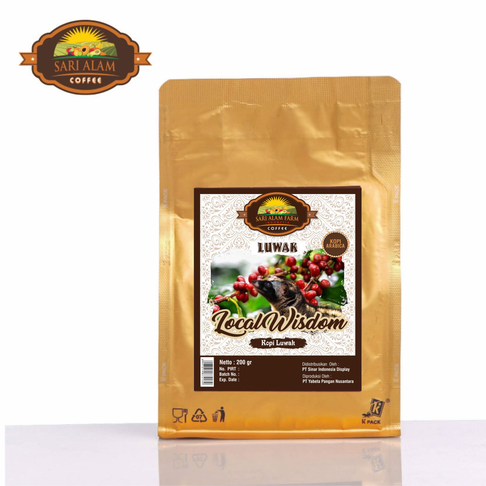 Кофейный кофе SARI ALAM LUWAK GAYO ACEH