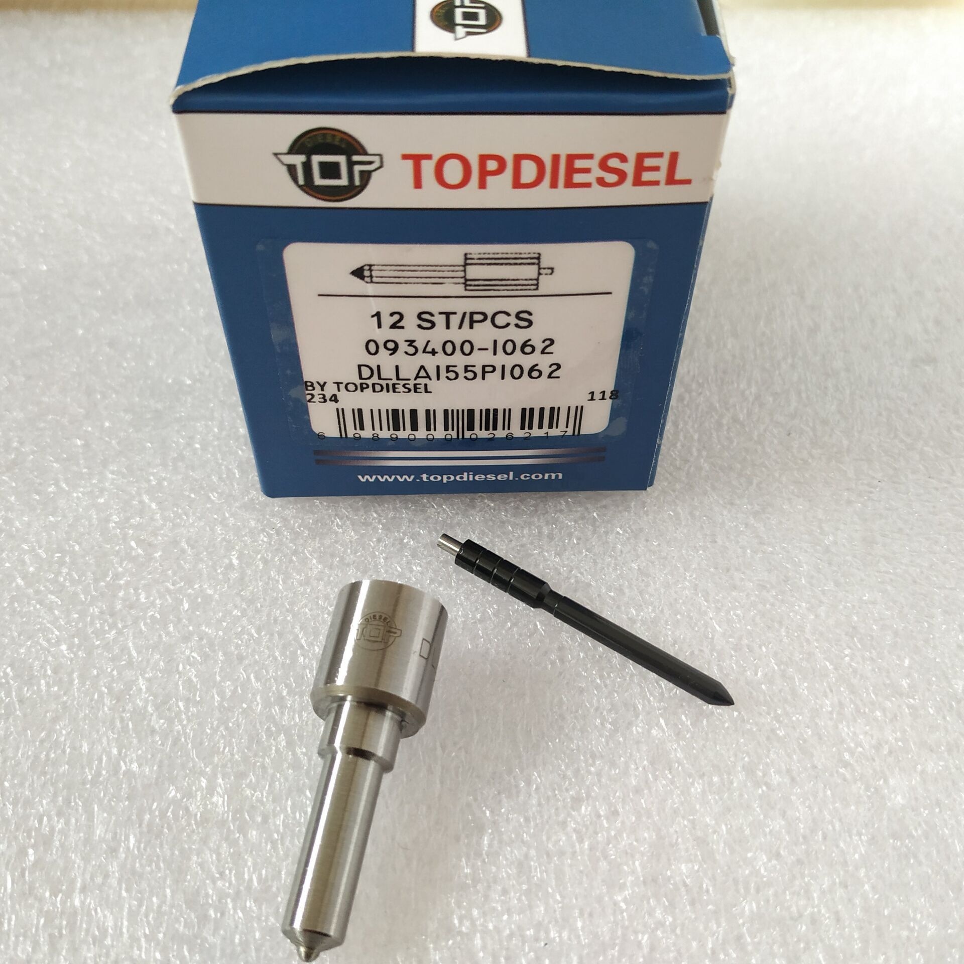 Форсунка общей топливной системы TOPDIESEL DLLA 155P1062 093400-1062 для дизельного инжектора Denso 23670-09070 23670-0L020 23670-30370 23670-30240