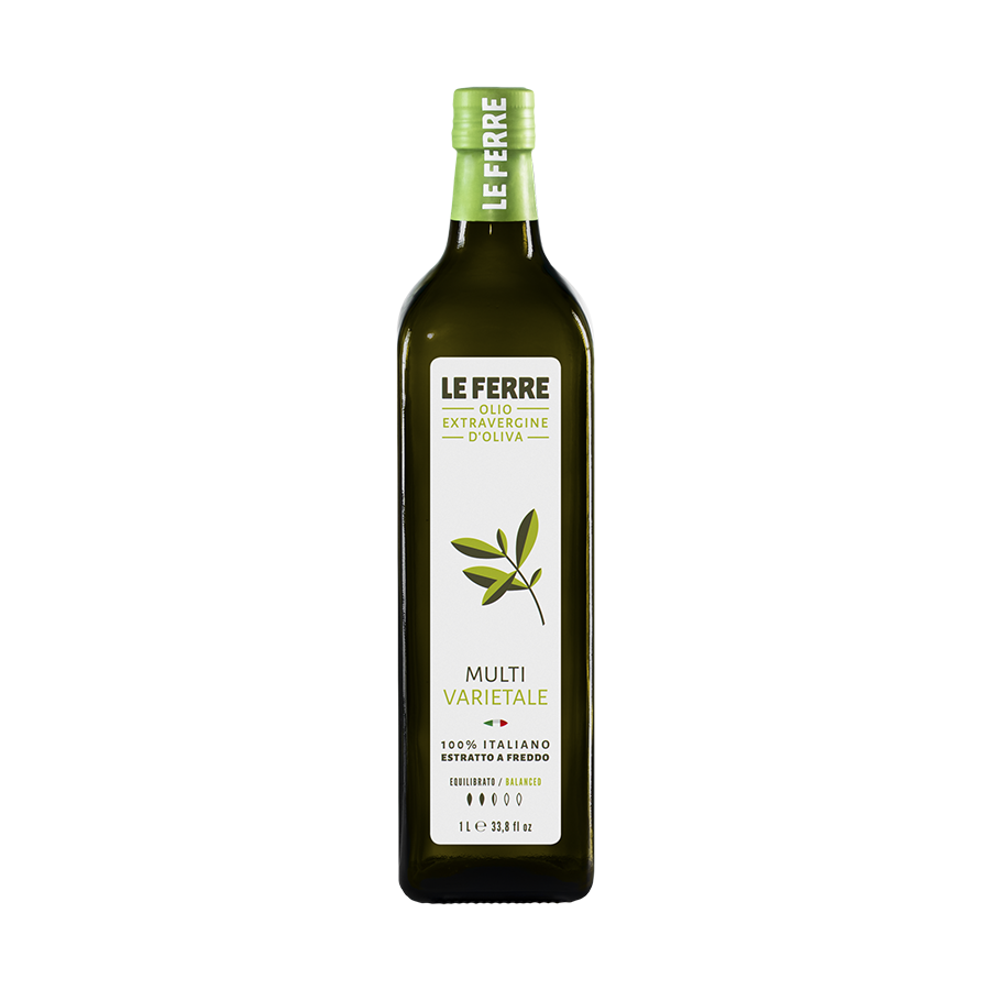Italian Extra Virgin Olive Oil Top Quality - Multivarietale Blend for cooking and dressing 1L