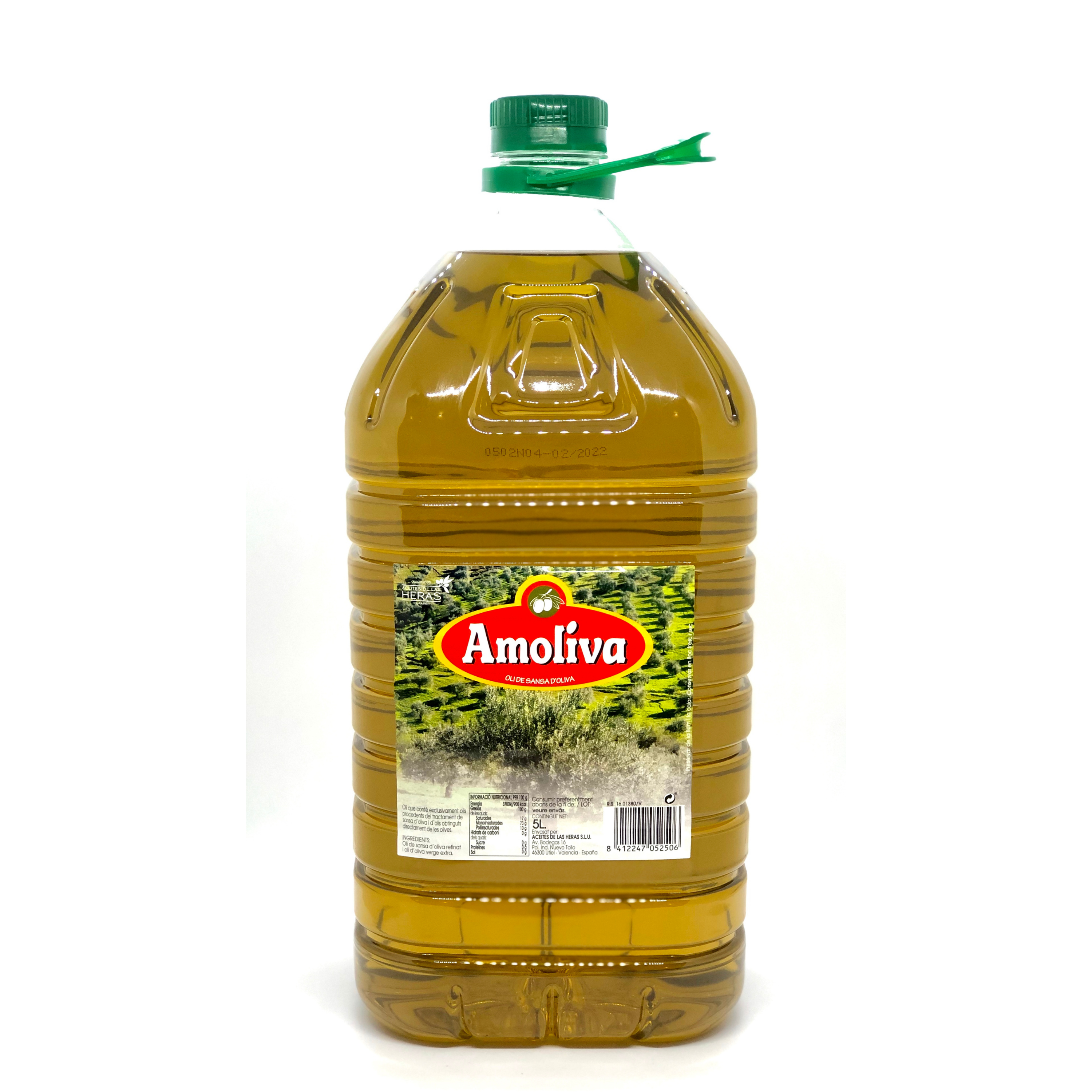 Высококачественное испанское лимонное оливковое масло Amoliva 5 л ПЭТ бутылка для horeca и оптовая продажа