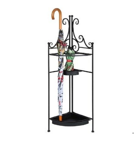 Black Wrought Iron Home Storage Umbrella Stand/Holder Superior Quality Indoor Umbrella Stand
