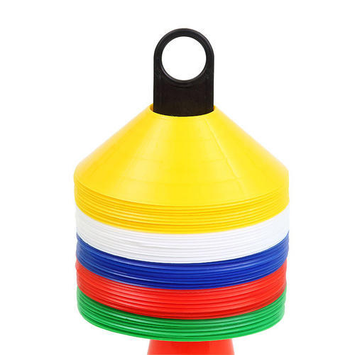 AAS Premium Multi Color Flexible Plastic Saucer Cone Training Cricket Batting Shots or Field Marking