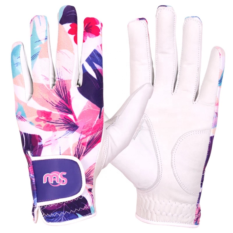 All Weather Women Golf Gloves Full Cabretta Leather Stable Grip