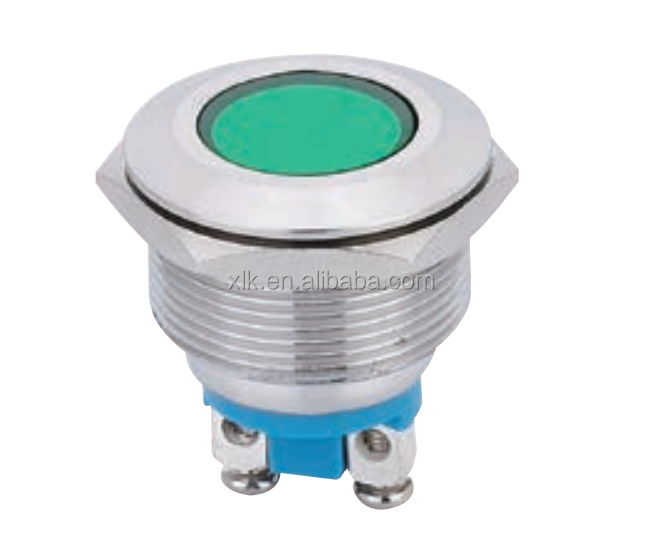 IN22 16mm Vandalism waterproof e-cig led battery indicator led button indicator