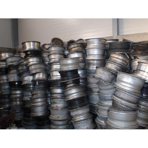 Aluminum wheel scrap