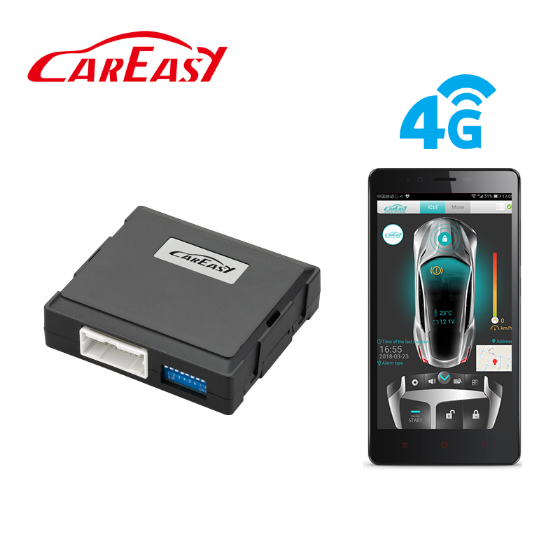 CarEasy 4 г GPS/GSM/GPRS смартфон приложение двухстороннее обновление автомобиля сигнализация и система отслеживания