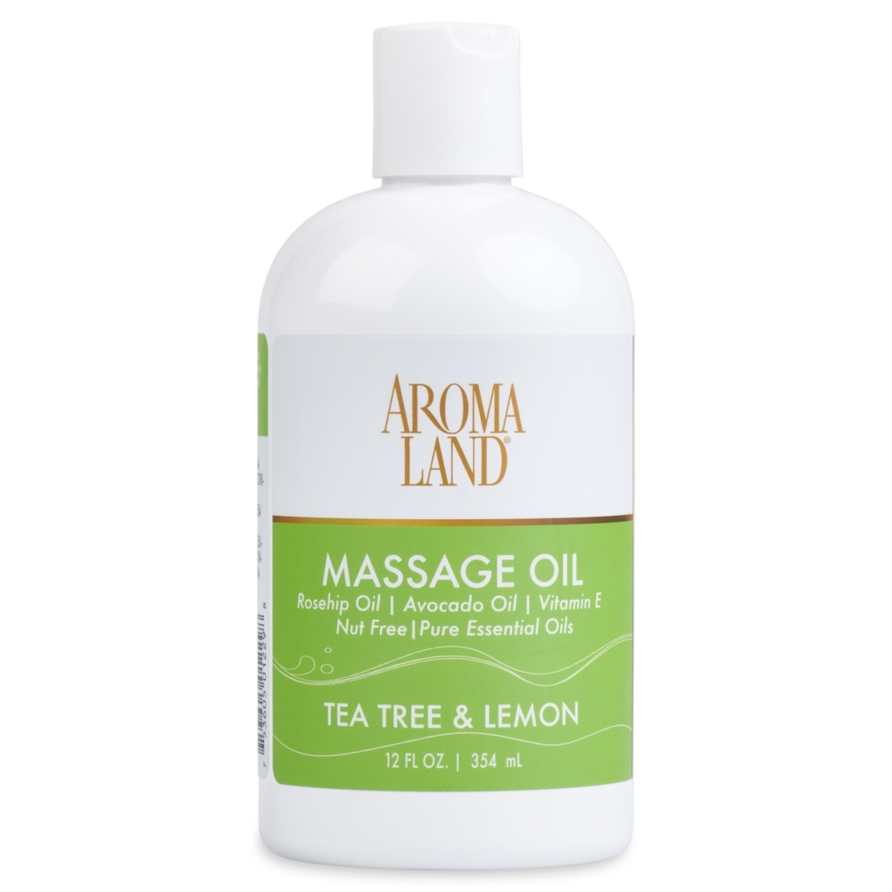 AROMALAND NATURAL MASSAGE & BODY OIL WITH ESSENTIAL OILS - TEA TREE & LEMON 1 GALLON PAIL