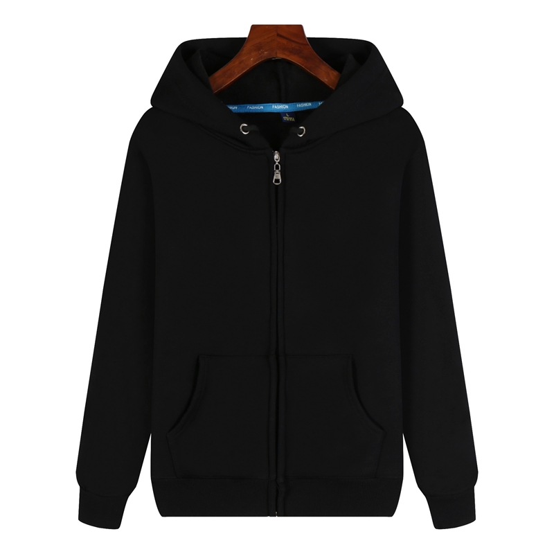 Wholesale low MOQ hoodies sweatshirt pullover zipper up in organic cotton new style fashion 2021 men women and kids