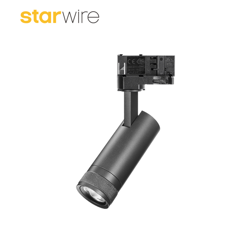 8W No Dimmable Rail COB LED track light Commercial Lighting Track light For Car show