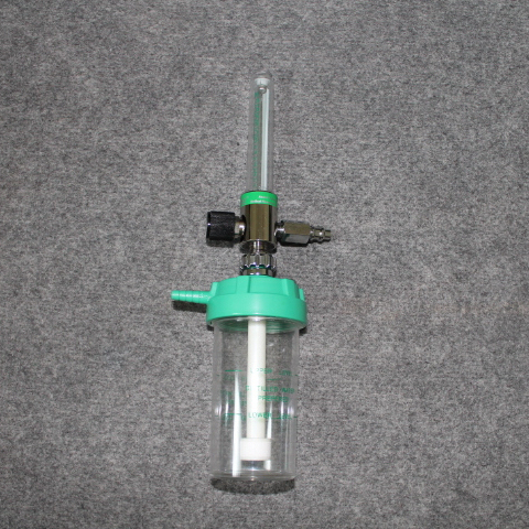 Set medical flow meter with humification