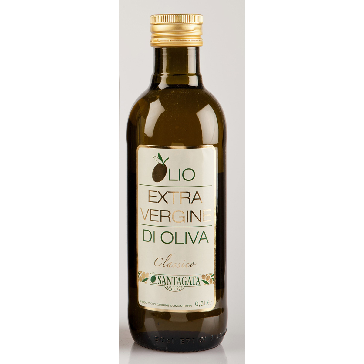 Hot sale Extra virgin olive oil 500ml glass bottle for export