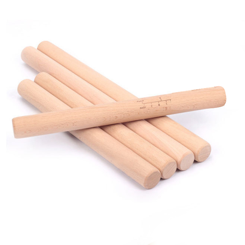2021 Hot Selling Small Food Grade High Quality Dough Mini Kids Wooden Rolling Pin