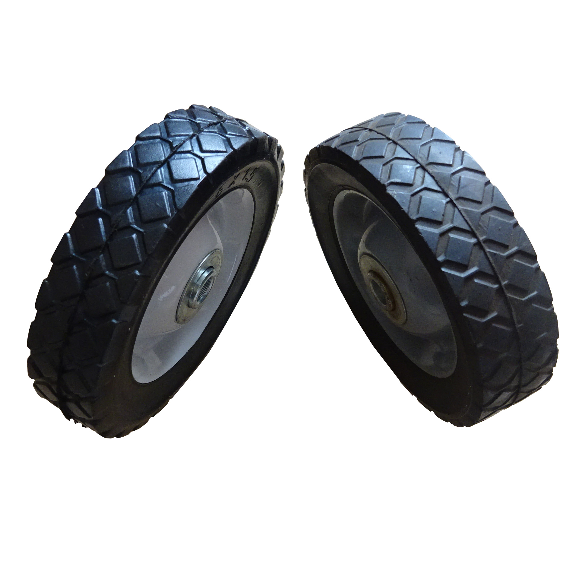 6 inch Caster Wheel Rubber Solid Wheel for Garden Cart