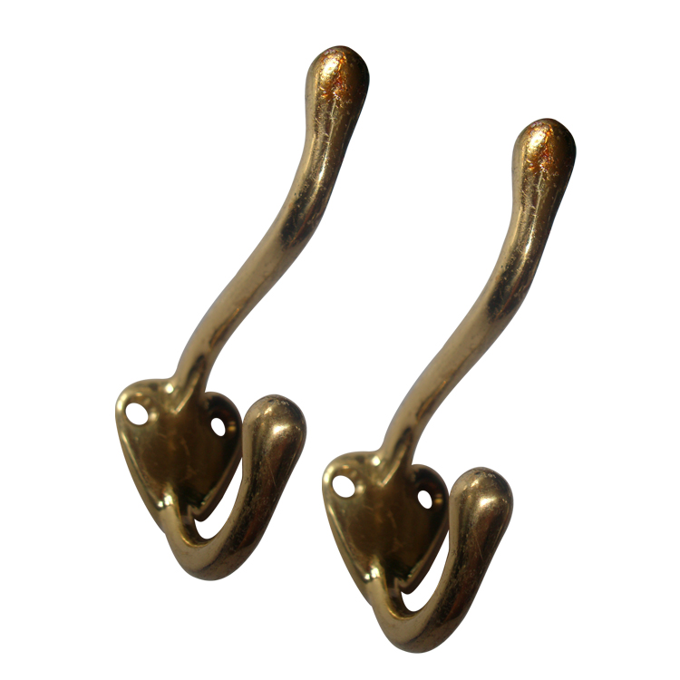 Heart type hook Bathroom Double clothes towel wall hook