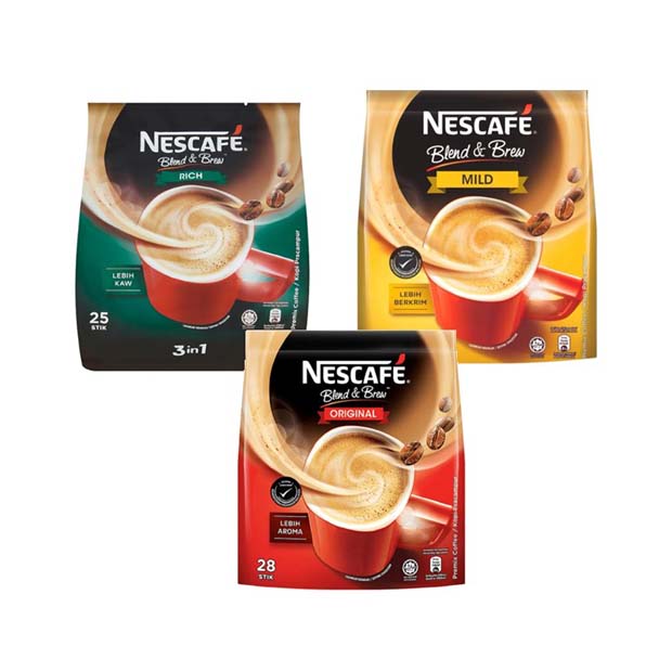 Wholesale Blend and Brew 3 in 1 Rich Coffee Original Mild and Rich Taste Freshly Brewed Made with Robusta Coffee Beans