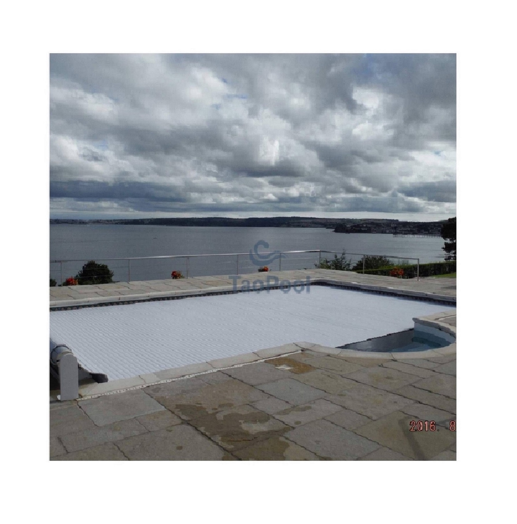Motorized Safety Pool Cover Electronic Slatted Pool Cover