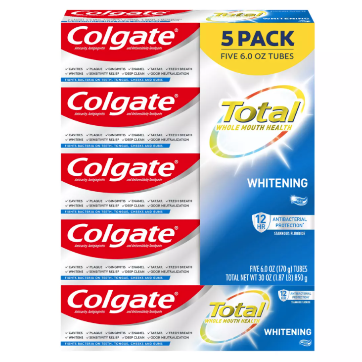 Total Whitening Toothpaste Gel (Case Pack of 5)