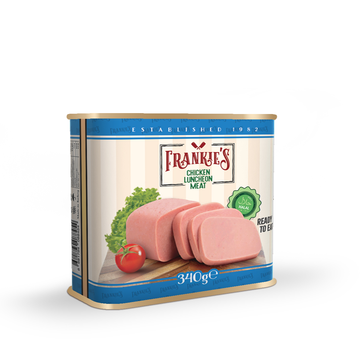 340 г., жестяная банка для курицы с легким открытием для франкейцев, высокое качество, доступная цена