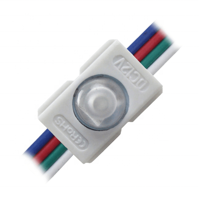 Цветная (RGB) 1 светодиодный модуль GLMD124 SMD5050 1led 12VDC160degree угол обзора