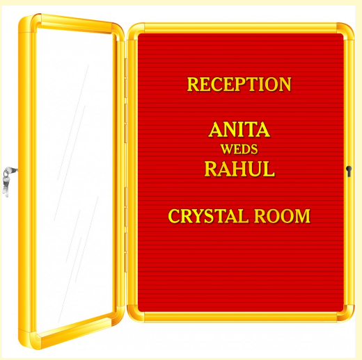 Latest Design Grooved Felt Cover Notice Boards Available At Reasonable Price