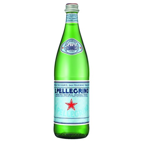 San Pellegrino Sparkling Mineral Water Glass Bottle
