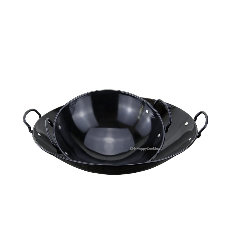 Enamel wok pan HC-02102-A