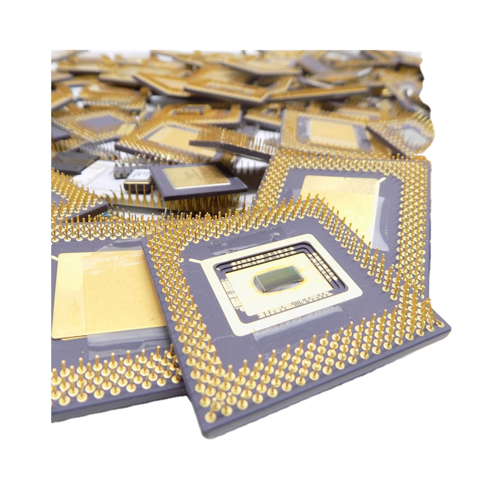 Super Fine Intel Pentium Pro Ceramic CPU Processor Scrap with Gold Pins for gold