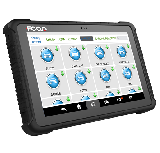 Auto repair workshop FCAR F6 Plus diagnostic scanner for 12v gasoline and light commercial vehicles WiFi OBD EOBD auto scan tool