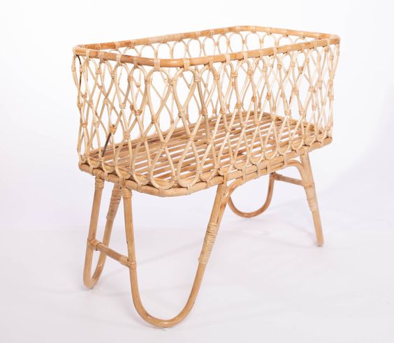 Infant Sleeping Basket Newborn Baby Cribs Hand Basket Movable Small Rattan Baby Nest Bed With Large Legs At Best Price