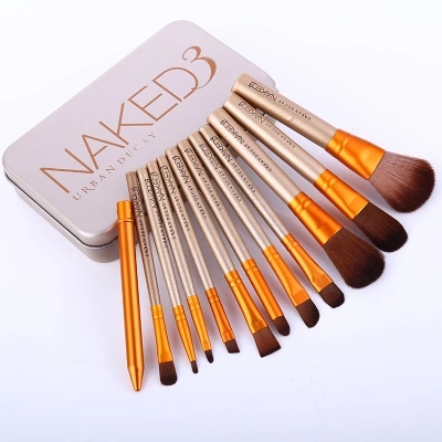 Custom Logo 12pieces Pink Makeup Brushes Set Private Label Rose Vegan Makeup Brush Set with Box