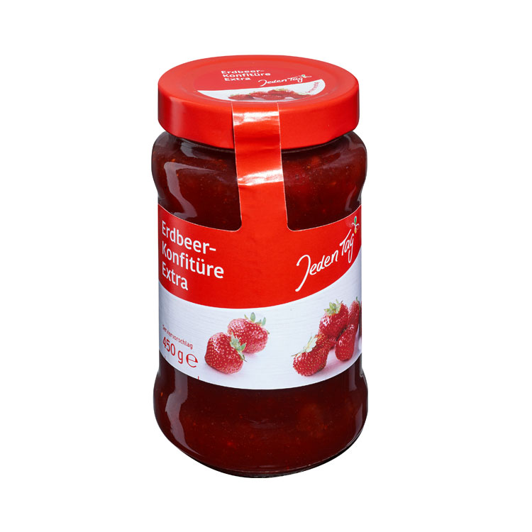 Сделано в Германии OEM поставка Премиум качество клубника Jam 450gm для продажи