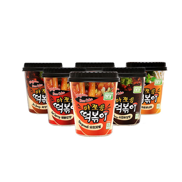 [Korea Food] Majjoeum cup tteokbokki 6 types 120g