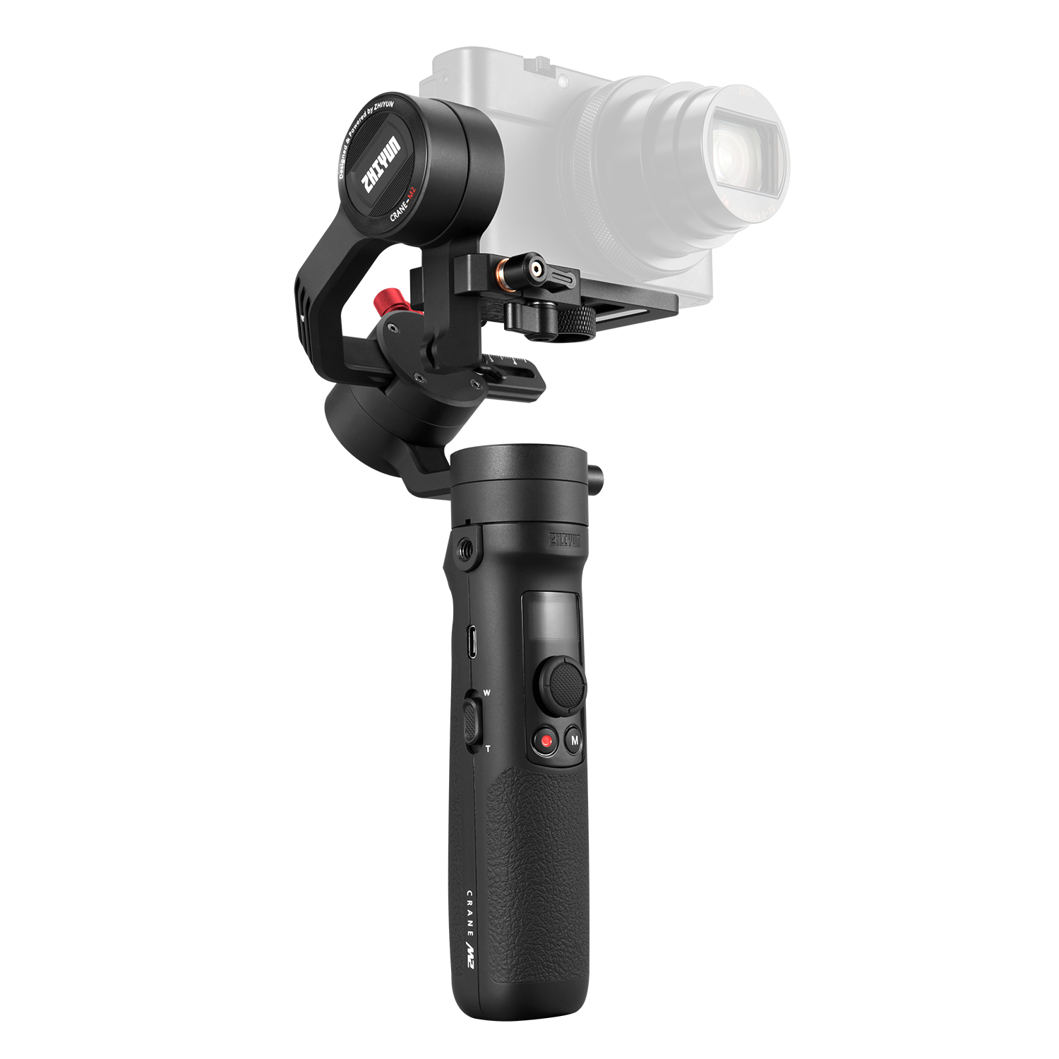 ZHIYUN Crane M2 3-осевой ручной шарнирный стабилизатор для камеры GoPro для смартфонов и экшн-камеры для компактных камер и свет беззеркальных камер