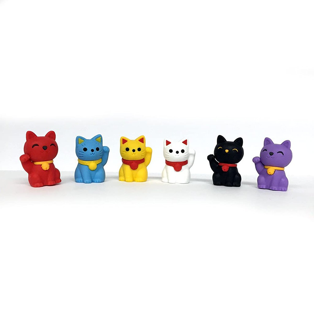 Для Iwako ER-MAN001 моделирование Lucky Cat ластик выбранного произвольным образом