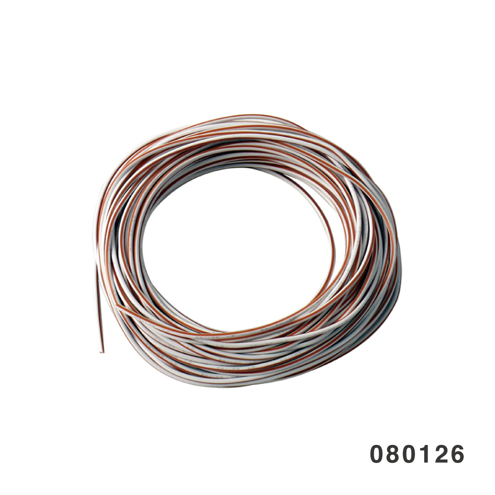 FANGSTER #080131 FANGSTER AVSS WIRE ORANGE/WHITE AWG-16 GAUGE HARLEY DAVIDSON FOR 20M LENGTH