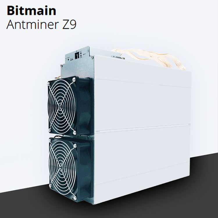 Высокая эффективность использовал Биткойн Майнер Bitmain Antminer Z9 с алгоритм Equihash б/у z9 Майнер 42kssol/s источника питания