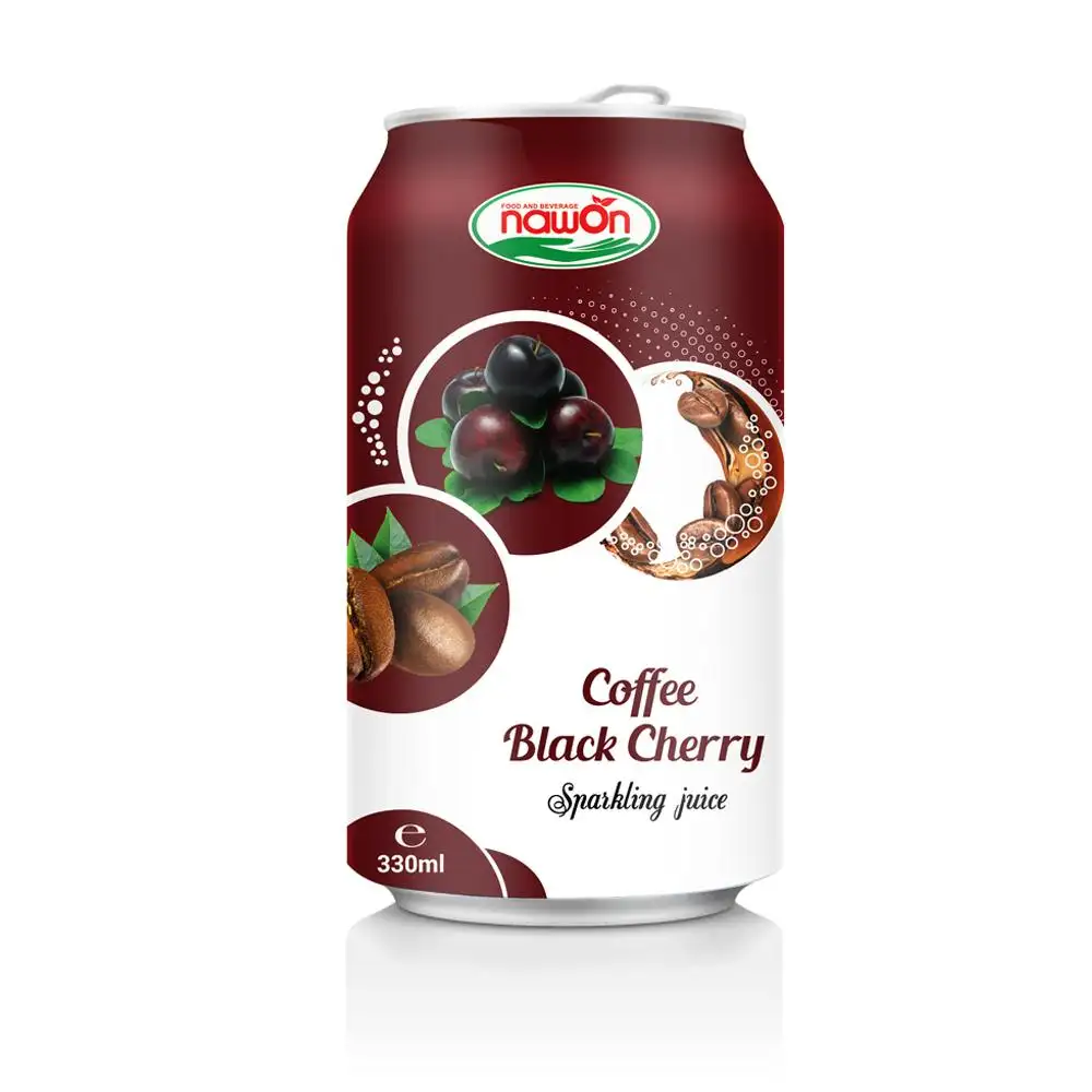 Sparkling Juice Flavours Coffee Black Cherry  Coke Bottle Kosher Packaging 330ml Pack Color Black Neil Feature Weight 0.33 Fat