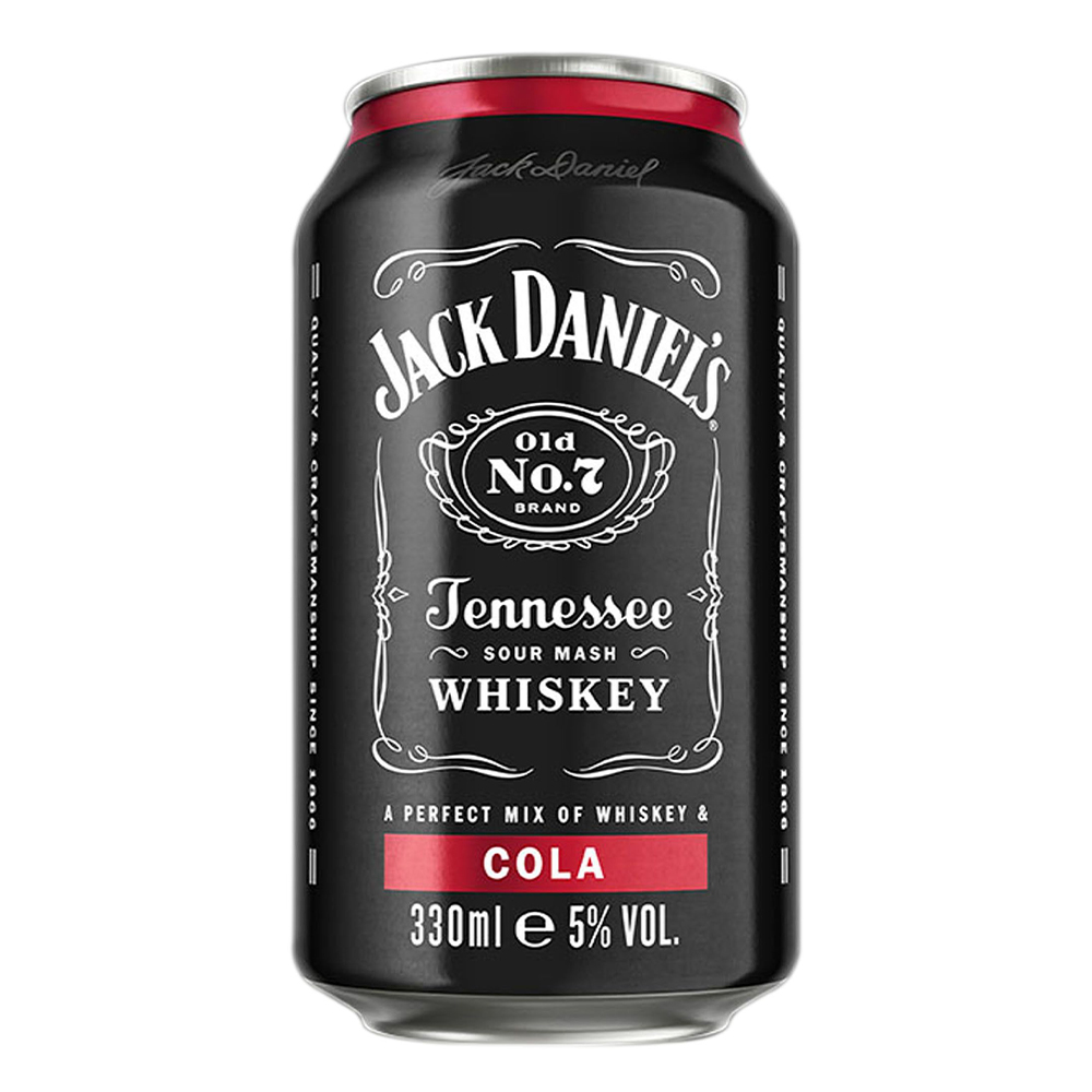 Jack Daniel's Cola Tennessee Whiskey Cola 330ml