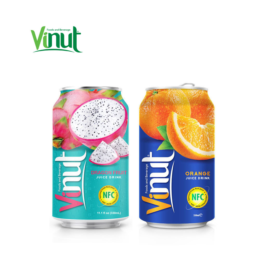 Консервированный апельсиновый фруктовый сок VINUT, Вьетнам, 330 мл