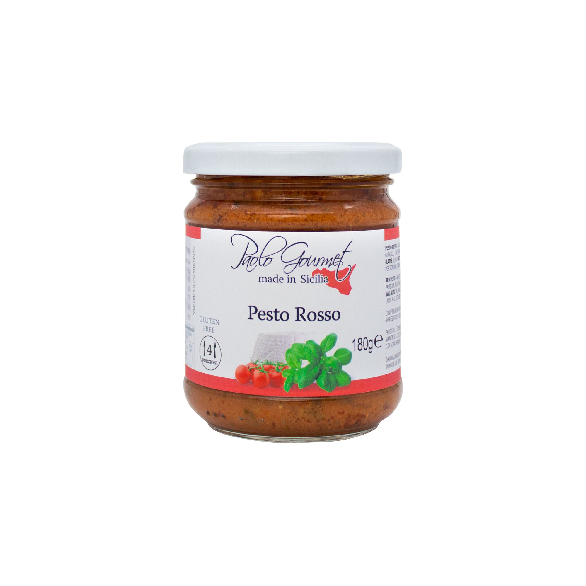 Высокое качество 180 г красный Песто соус с сыром Ricotta Сделано в Италии аутентичная натуральная итальянская кухня Сицилия ферма