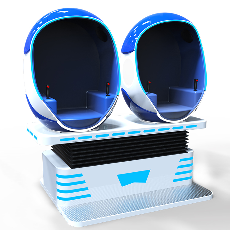Зарабатывайте деньги, привлекательный дизайн JAS, двойные сиденья, 9D VR кино, виртуальная реальность, капсула, игровой симулятор, тематический парк, 360 градусов, кресло в форме яйца