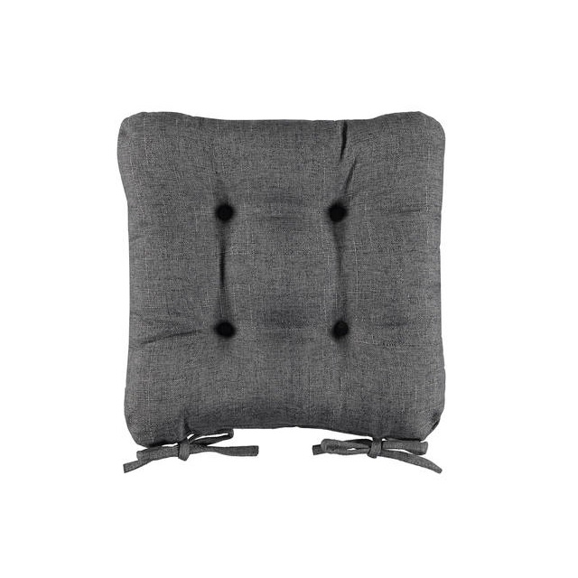 Grey Cotton Chair Pads