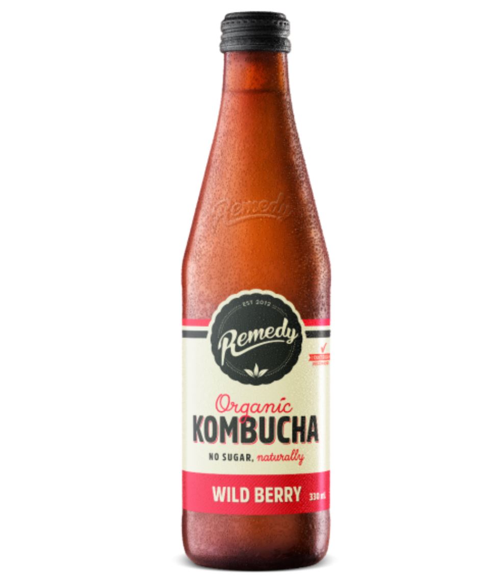 Средство Kombucha-Дикая Ягода-330 мл Сделано в Австралии