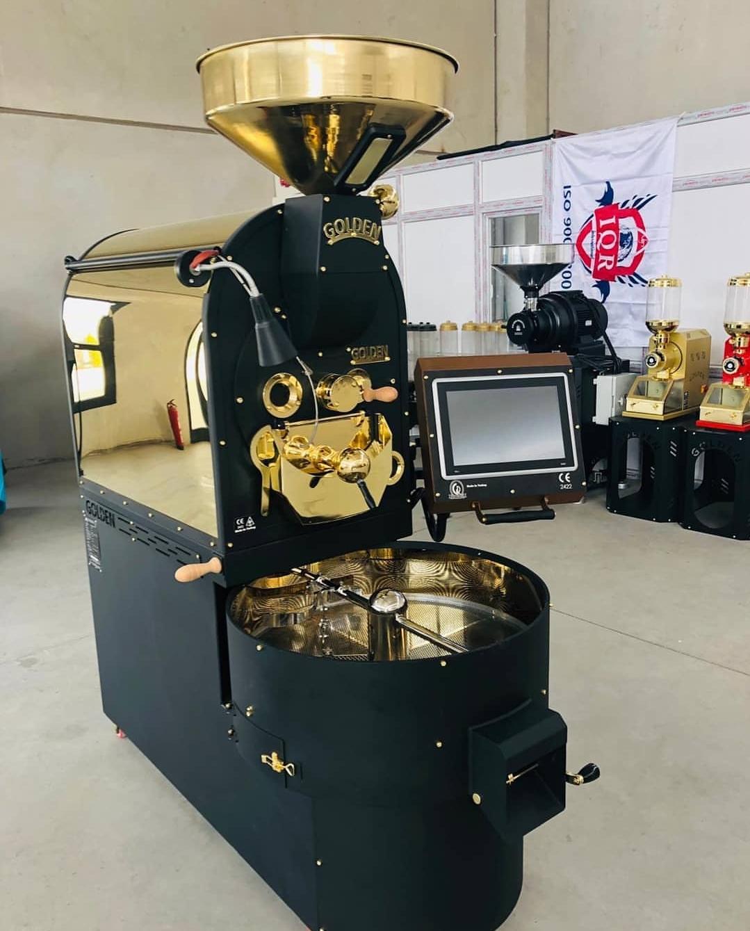 GR15 Кофе Жаровня с PLC сенсорным экраном с 15 кг партия Емкость