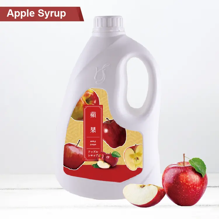 Sixfold Hesheng Concentrate Syrup For Bubble Tea Fruit Drinks Drink Apple Juice