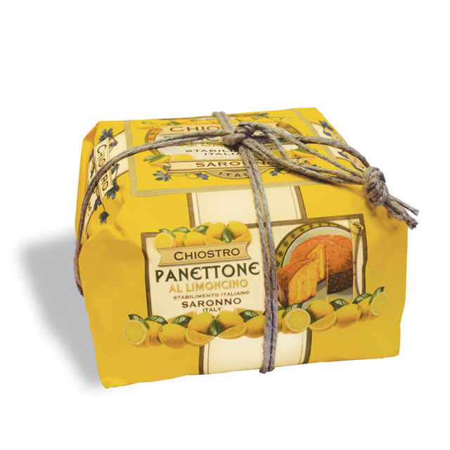 Panettone лимолончель, ручная обертка 750 г