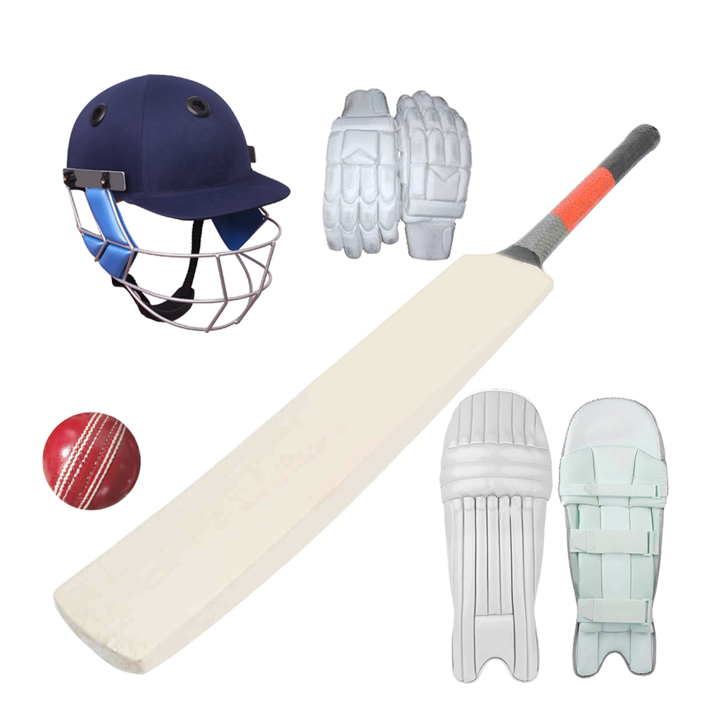 New Most Popular Cricket Set wooden complete for promotion Comfortable Cricket Kits Custom Design Color Sports Team Cricket Kits