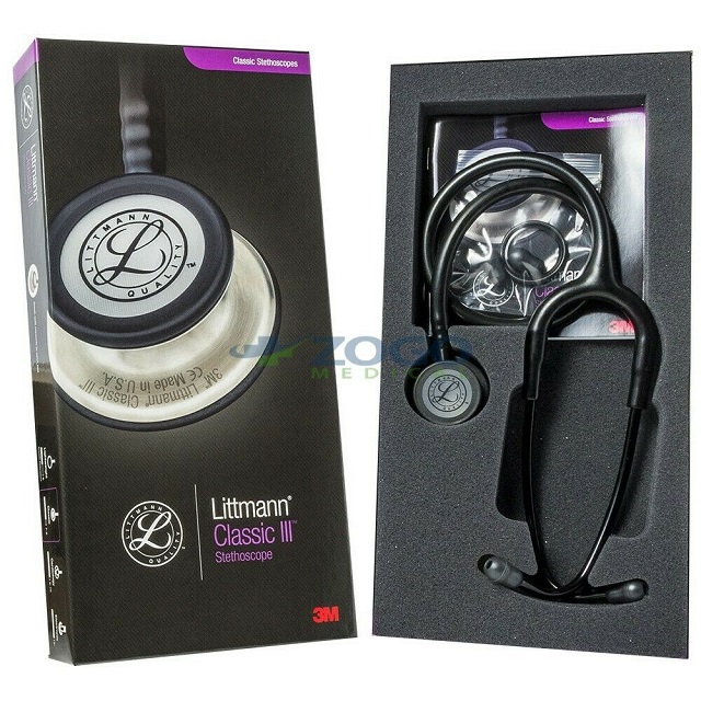 Новый стетоскоп 3 M Littmanns Classic III, черная версия